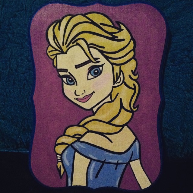 Elsa painting