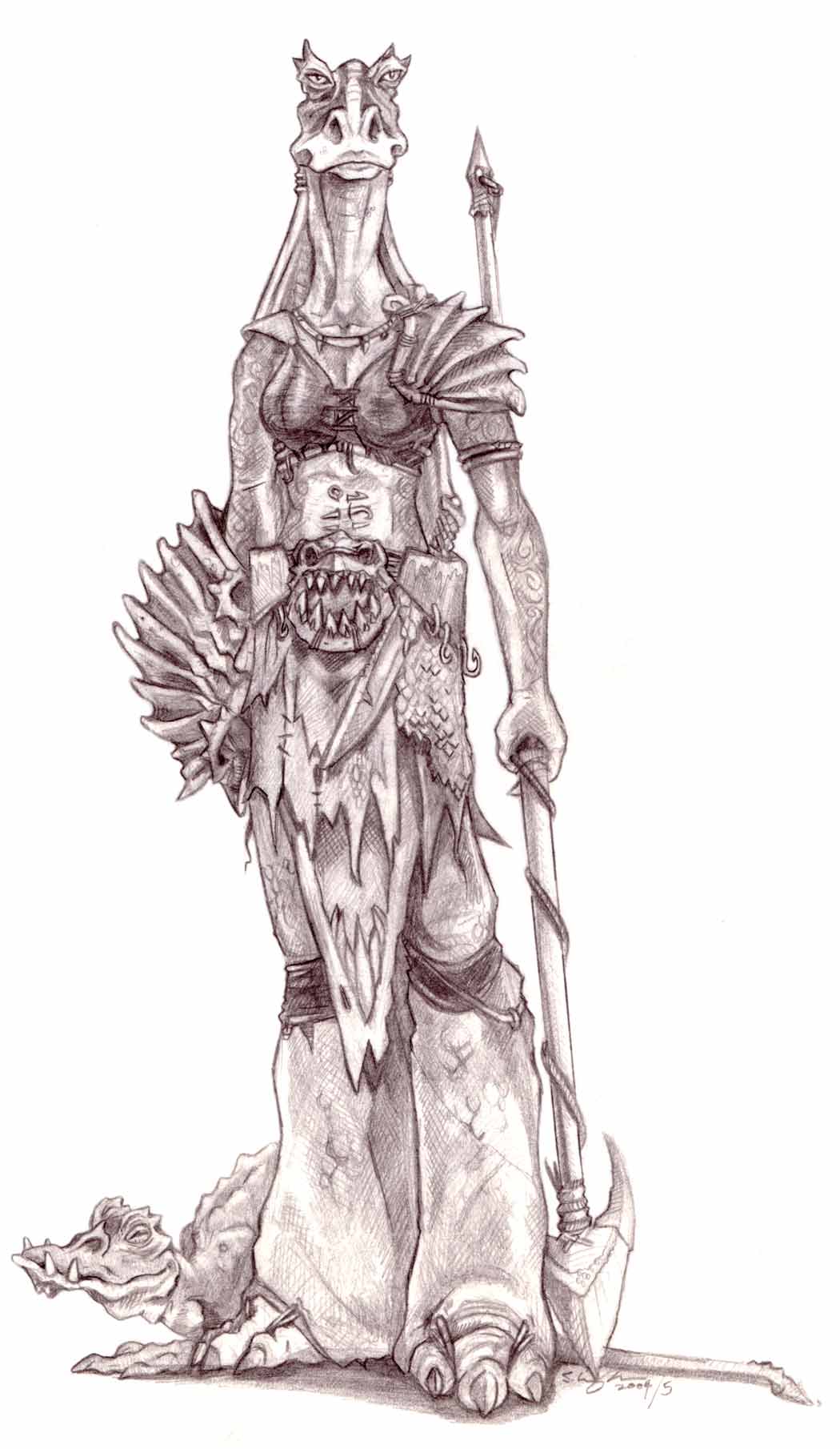 Gungan Beastmaster by StuCunningham on DeviantArt