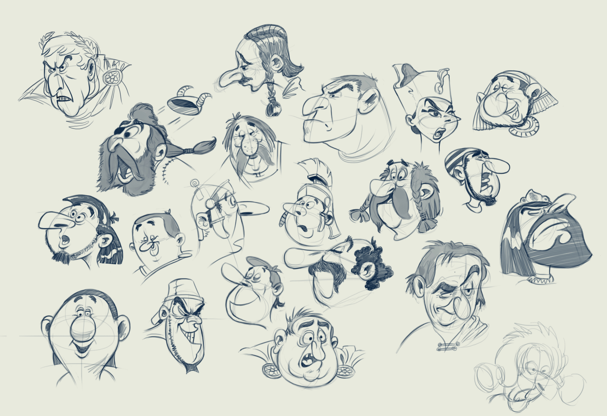 cartoon face study from asterix comic by yogipal117 on DeviantArt