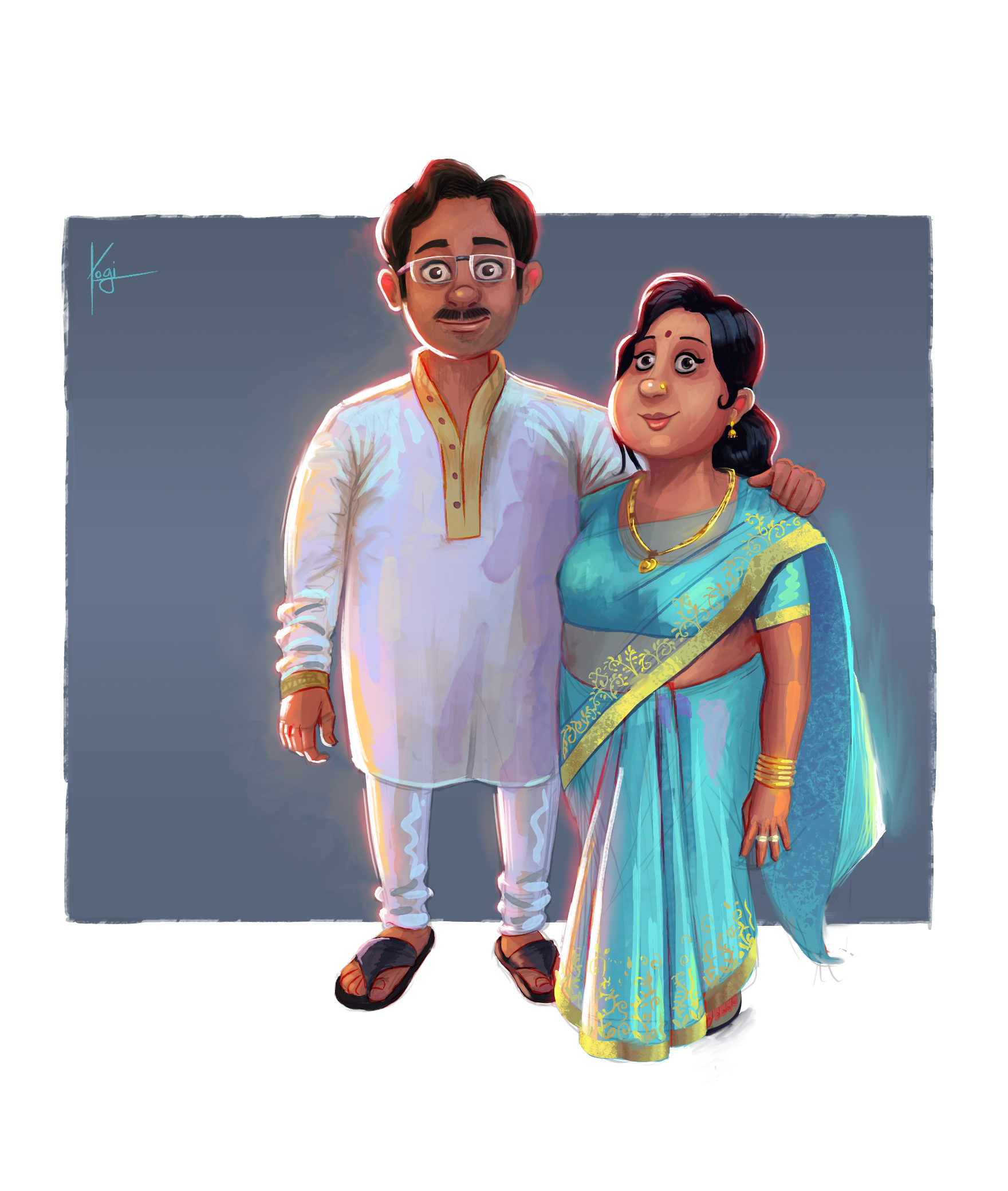 Indian Couple by yogipal117 on DeviantArt