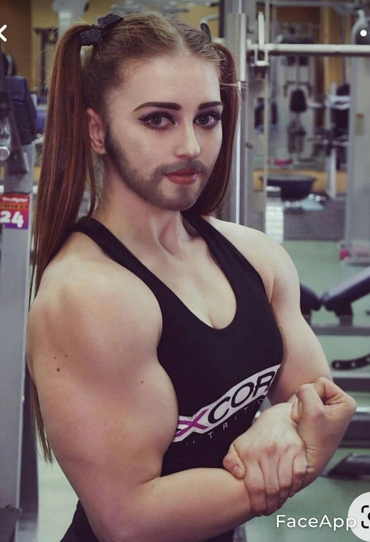 Bodybuilder Turn Russian bodybuilder women with facialhairs by bananashake1997 on DeviantArt