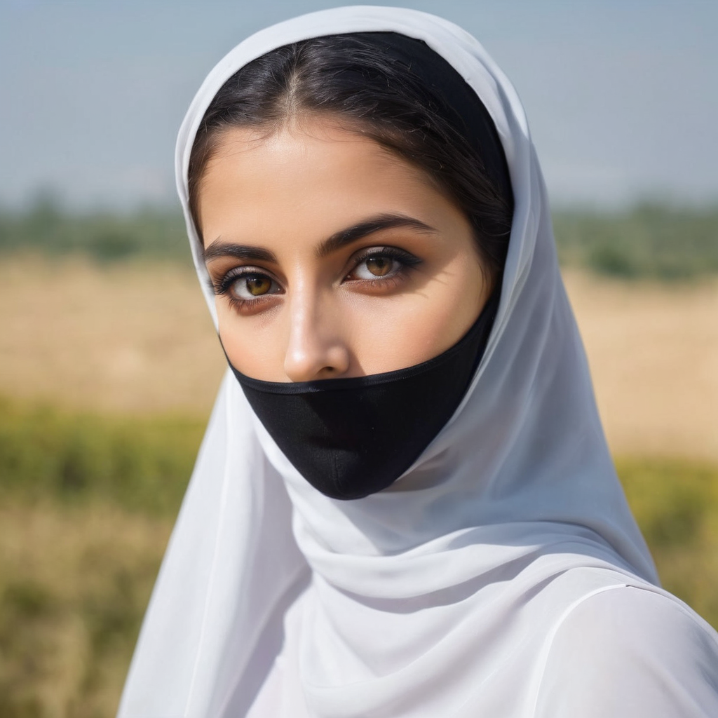 Woman in half naqab by bananashake1997 on DeviantArt