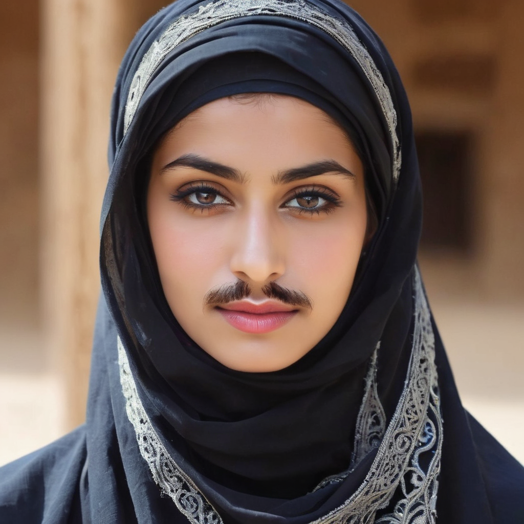Mustache of muslim girl by bananashake1997 on DeviantArt