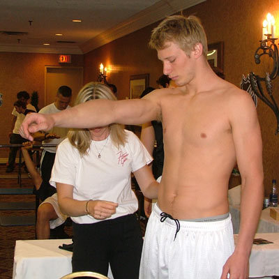 staal with NO shirt