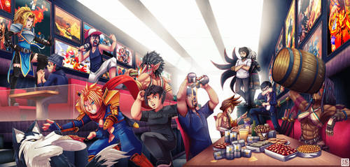 Samurai Shodown group commission by Genso-x