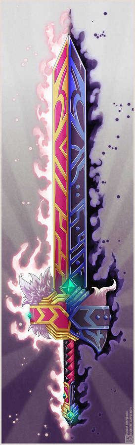 Dark and Light Sword - Commission