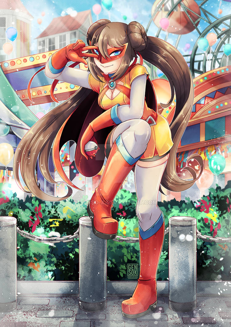 Pokemon Riolu Girl Rosa Riolu girl - Commission by Genso-x on DeviantArt