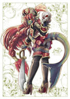 Fish Pirate Girl - Commission