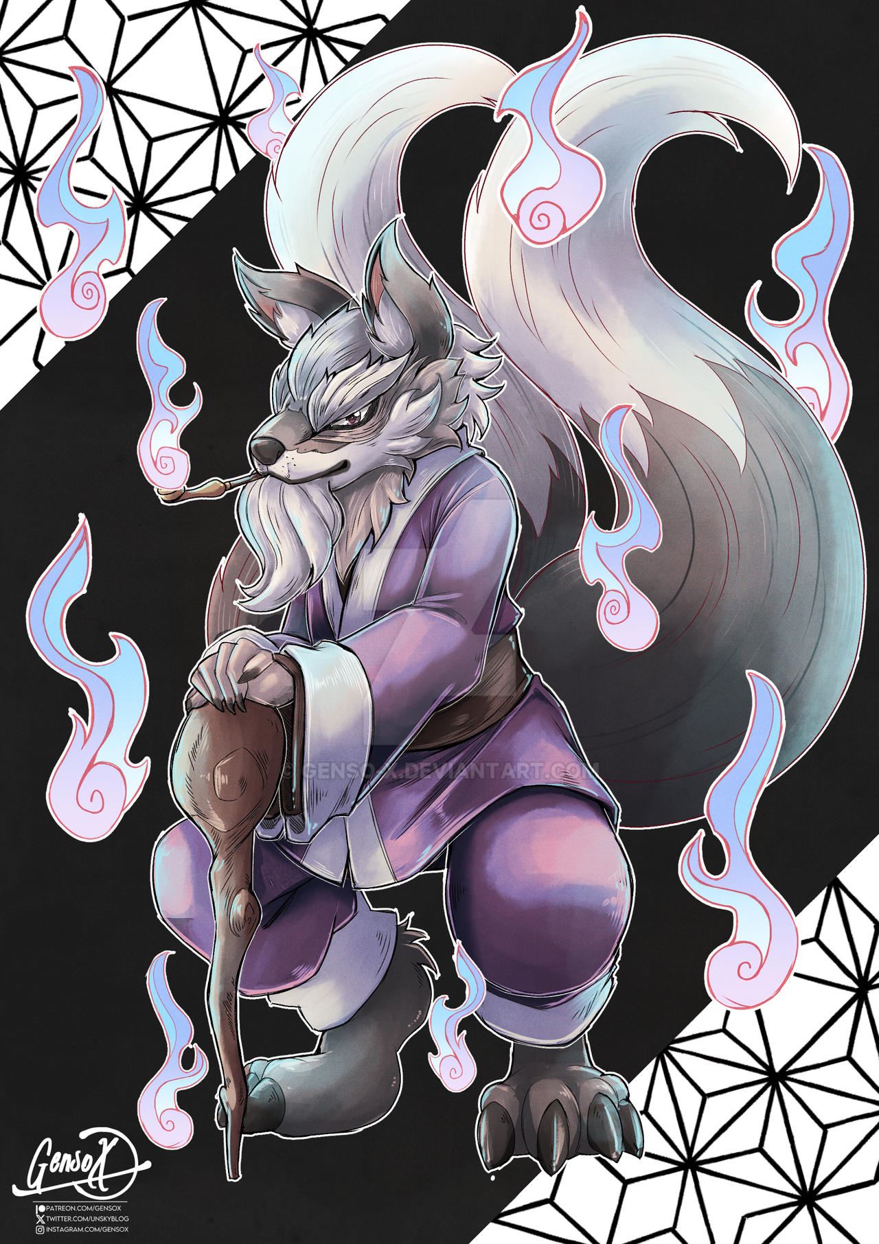 Fox Master Design Old Master Fox by Genso-x on DeviantArt