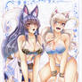 Homura Kogetsu and Rebecca Bluegarden #2