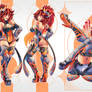 Red Mecha Girl - character sheet