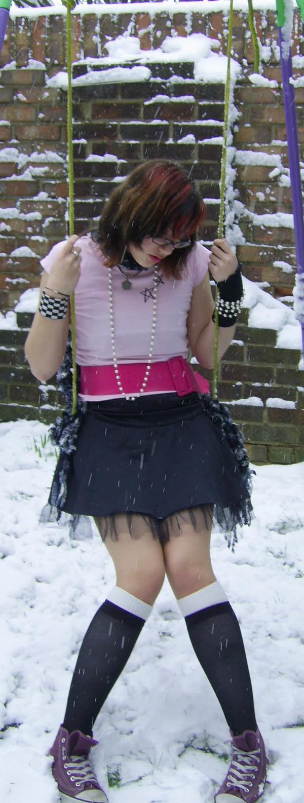 emo in snow