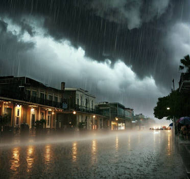 Rain on Bourbon Street 2