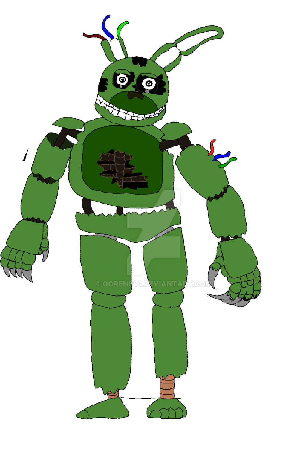 Tfc Springtrap Stylized Springtrap by Goren644 on DeviantArt