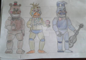 final fnaf fanart springlock animatronics part 3