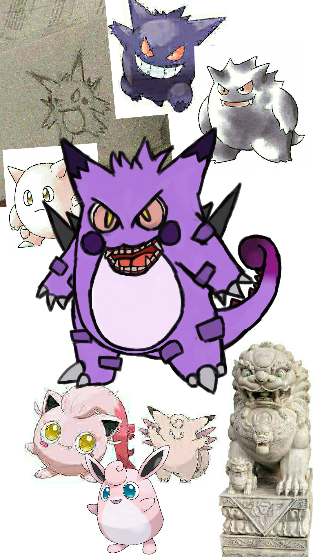 Theory Clefable and Gengar by Jorge5H on DeviantArt