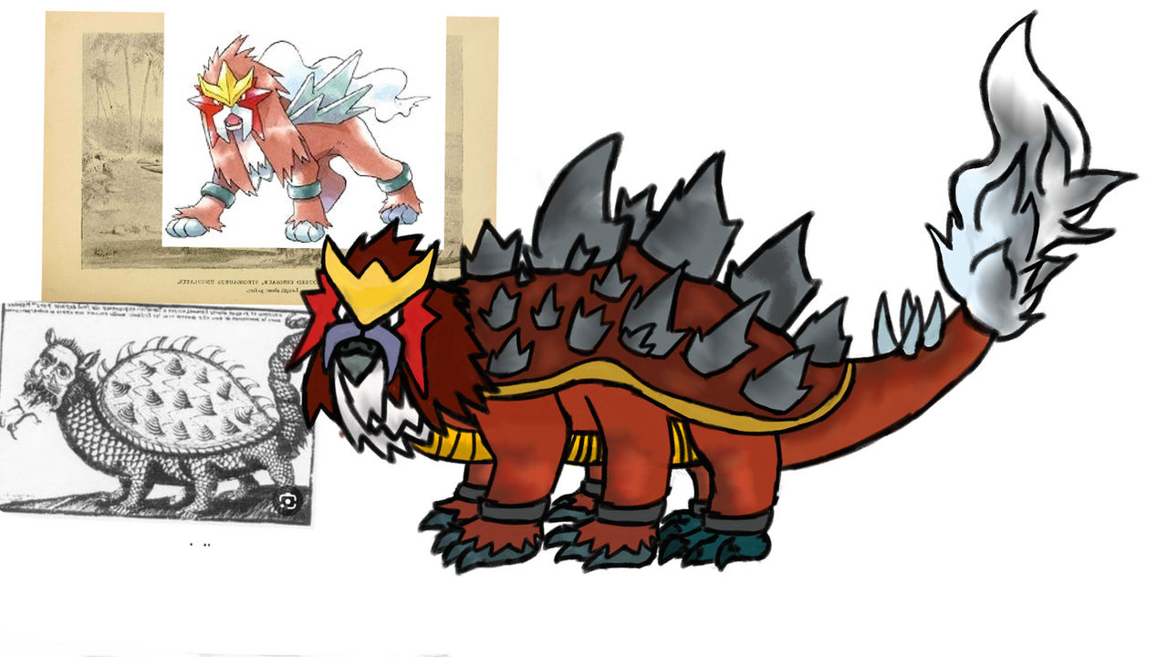 Paradox Entei (past) by Goren644 on DeviantArt
