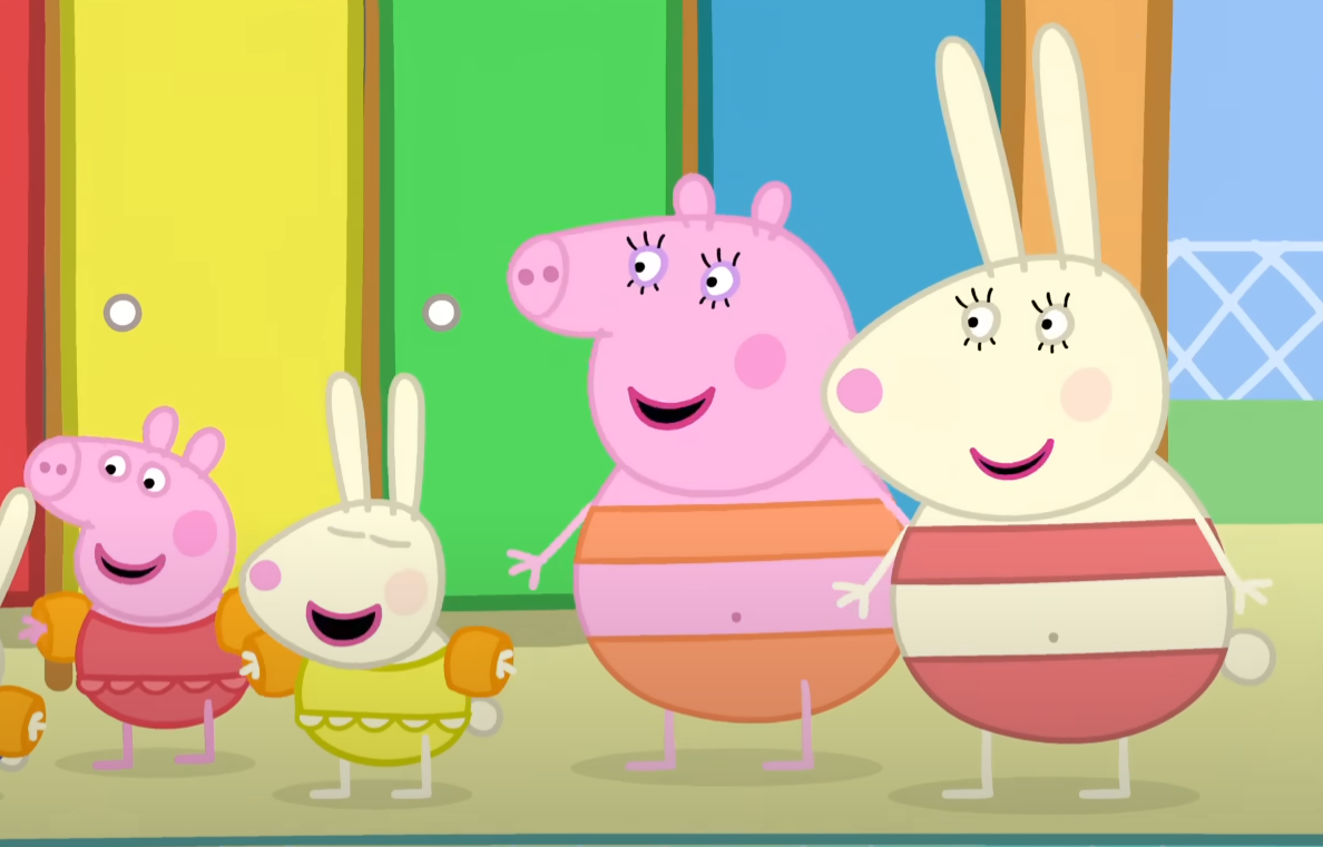 Peppa pig top swim costume