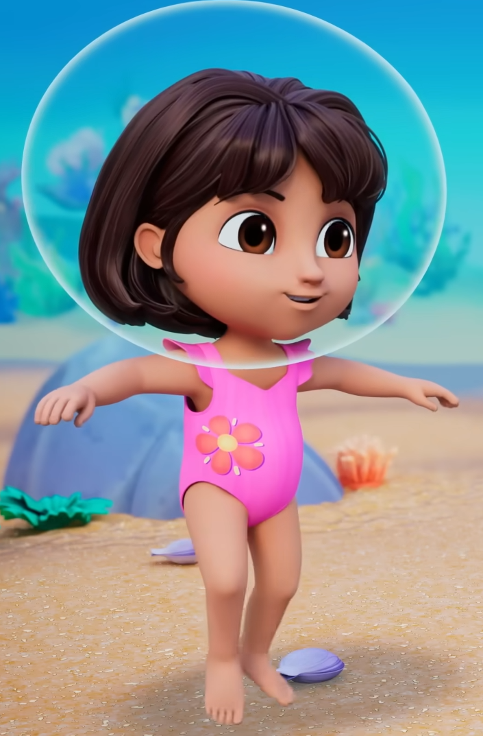Beautiful Dora Rudder Dora the explorer swimwear 5 by ClowReed1297 on DeviantArt