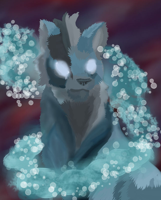 Aqua, the Elemental Water Wolf. by Chick3ns on DeviantArt