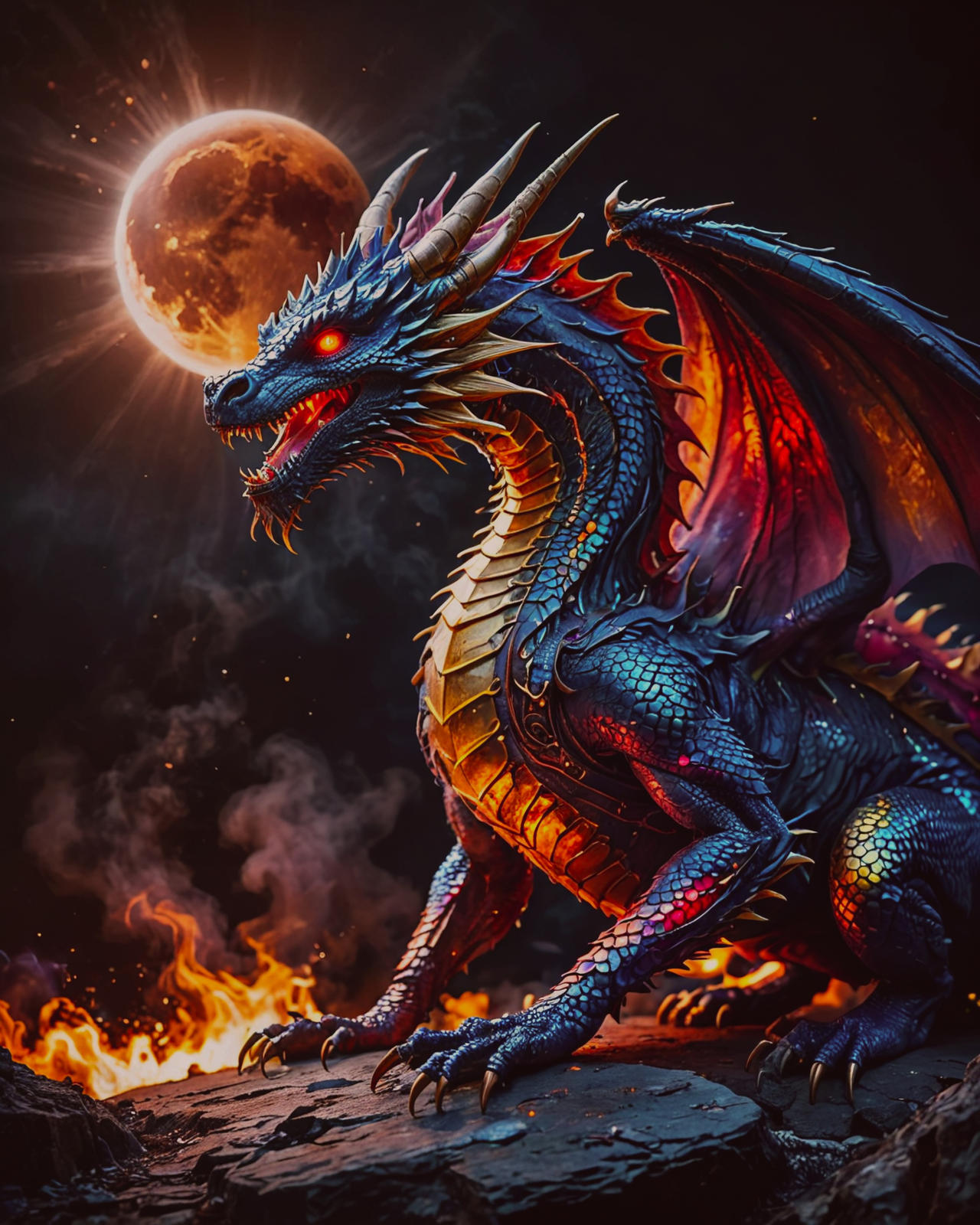 Eclipse Dragon by MightyGorgar on DeviantArt