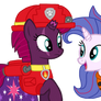 Tempest and her mom vector