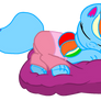 Napping Rainbow Eevee 2