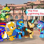 The Fire Lightning Squad in Egyptian style