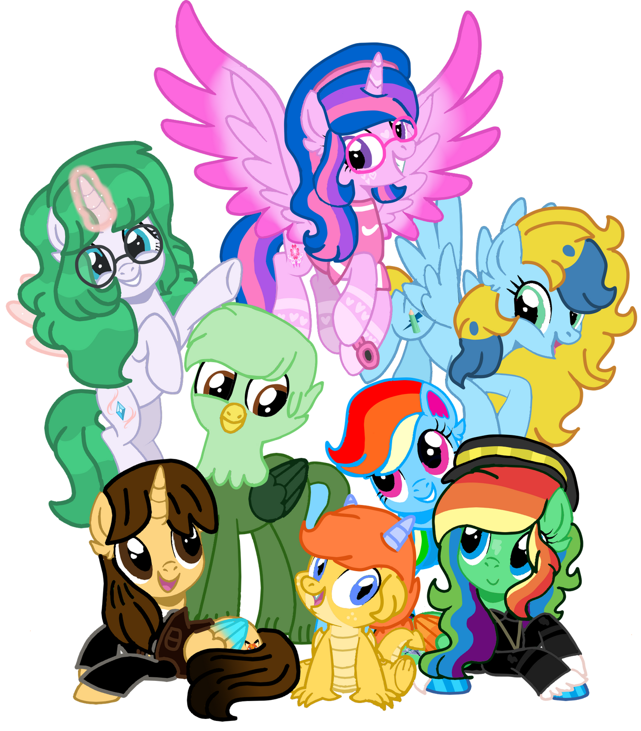 (AV AU) Amity and BFFS vector 2 by Amity-Hsu on DeviantArt