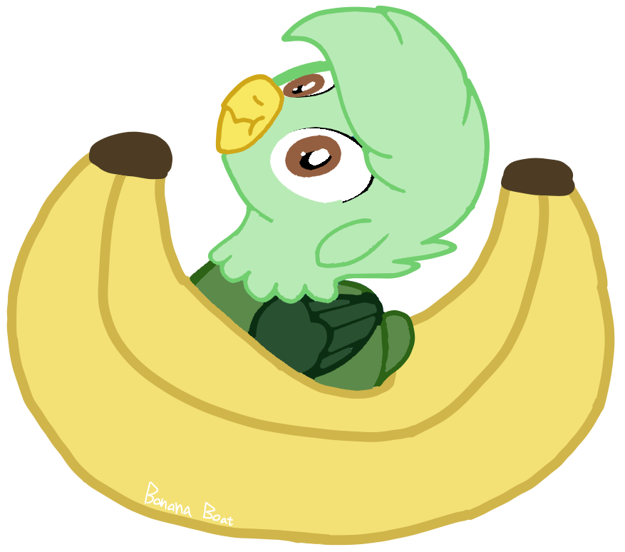 Funny banana boat Gregory vector by Amity-Hsu on DeviantArt