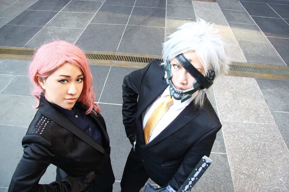 Raiden and Mistral in suits 2