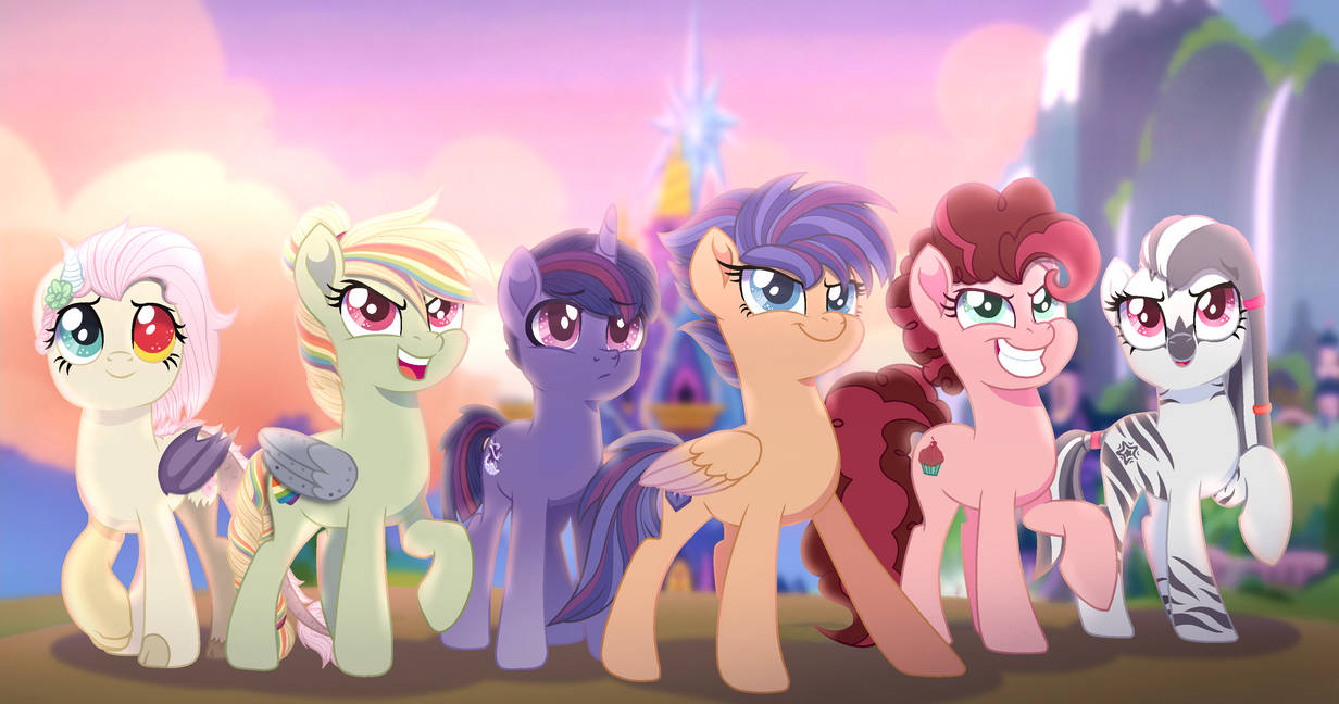 Next gen mane 6 by KiraCatastic on DeviantArt