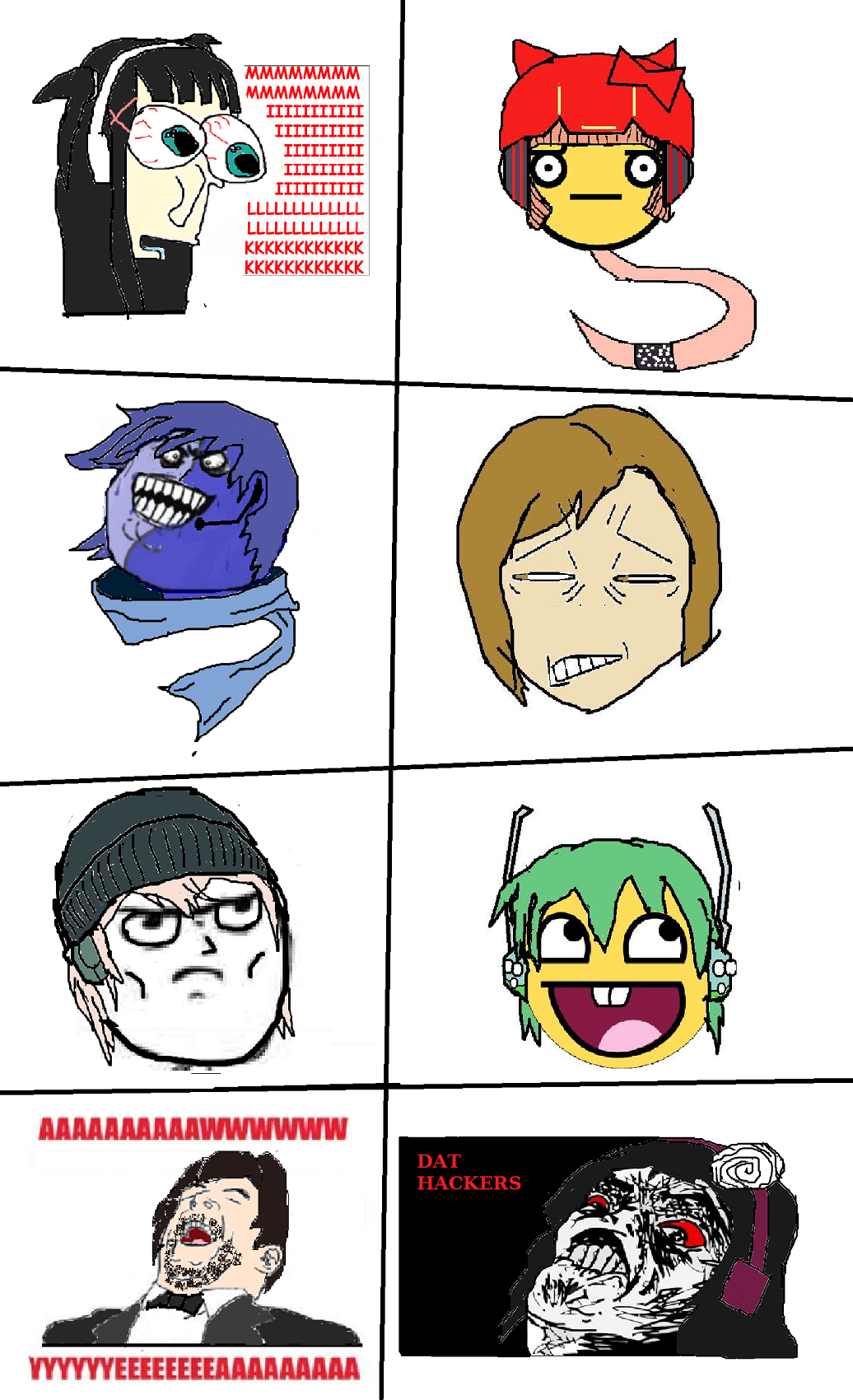 Vocaloid in Meme Faces: Part 3