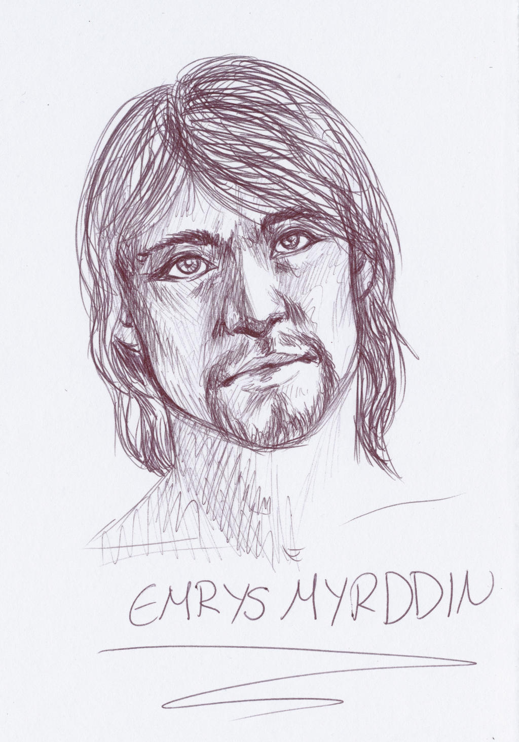 Emrys pen sketch