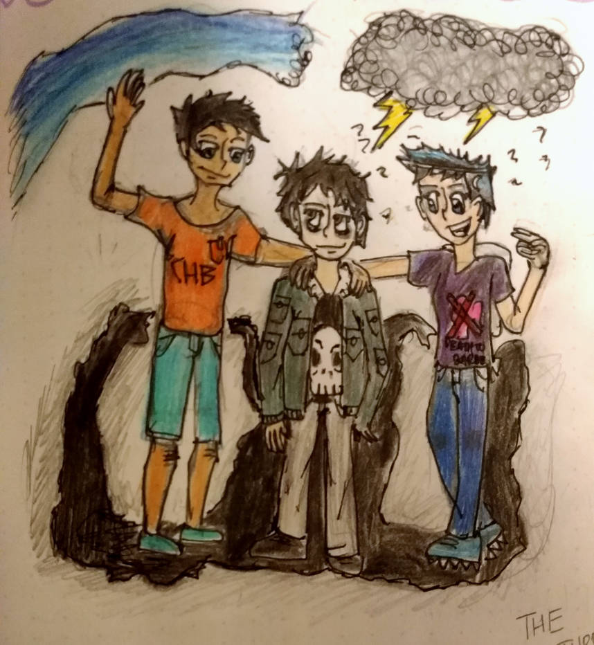 PJO the Big three kids annual photo by RocketRrS on DeviantArt