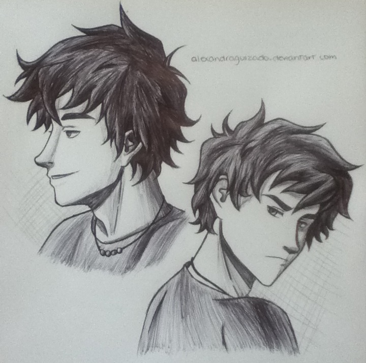 Sketch of Percy Jackson