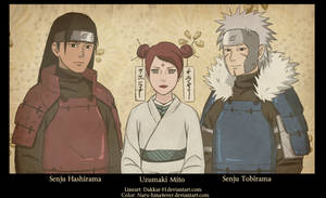 Hashirama, Mito and Tobirama