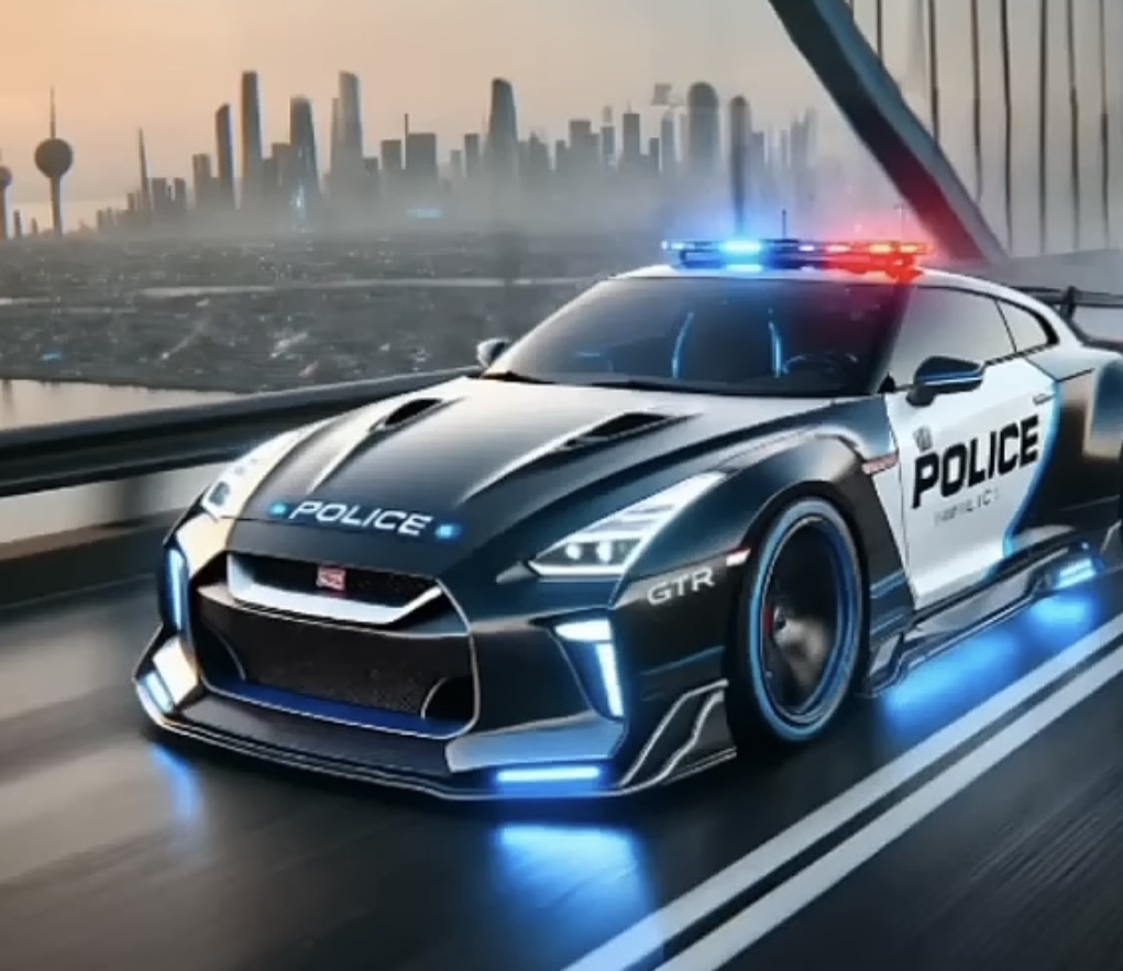 Nissan GTR R35 police car with a body kit! by Sidetriggered on DeviantArt