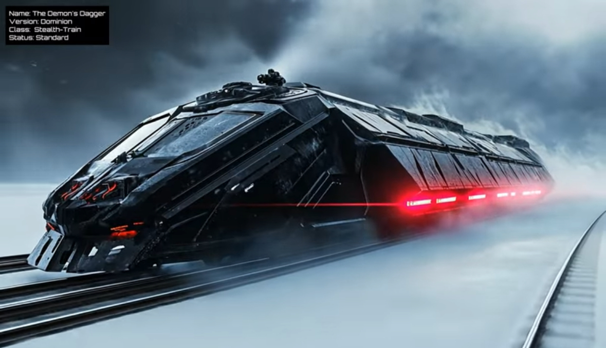 Evil Series Demon Rails Fictional train: Demons Dagger (Read description) by Sidetriggered on ...