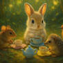 The Baby Bunny's Tea Party