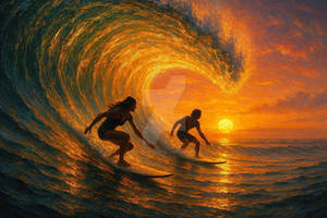 Sunset Surfers