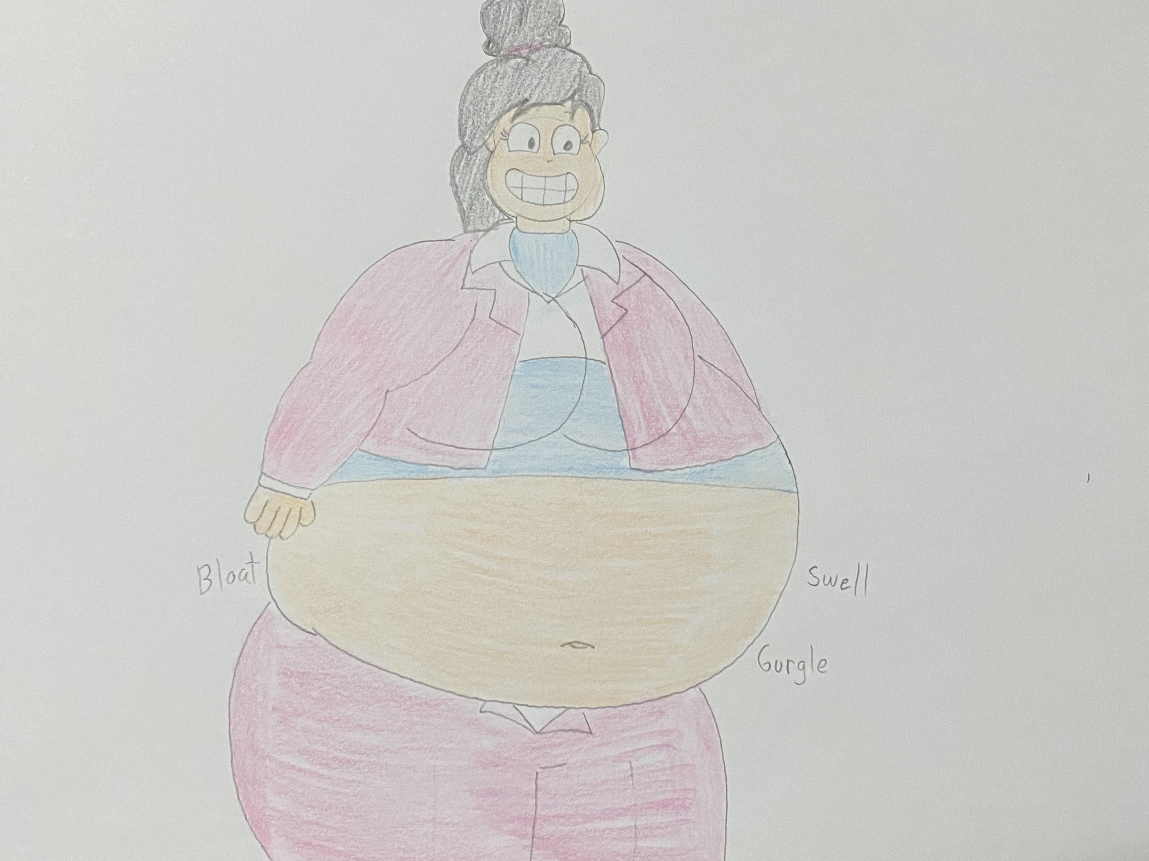 Morbidly obese Tiffany Fluffit by protoman17 on DeviantArt