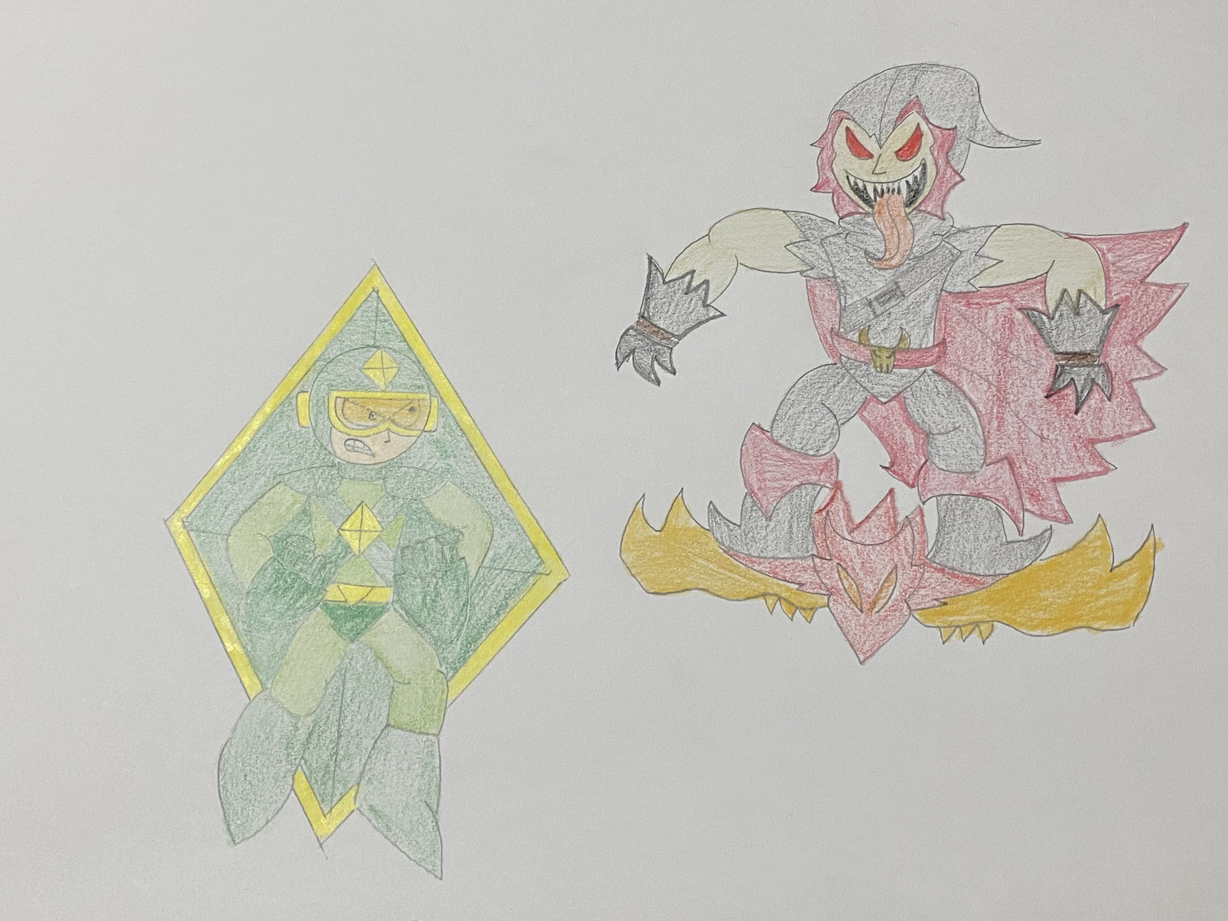 Kiteman Redesign KiteMan vs Demogoblin by protoman17 on DeviantArt