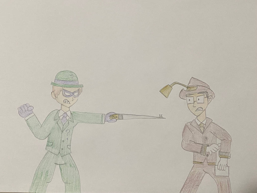 The Riddler vs Bookworm by protoman17 on DeviantArt