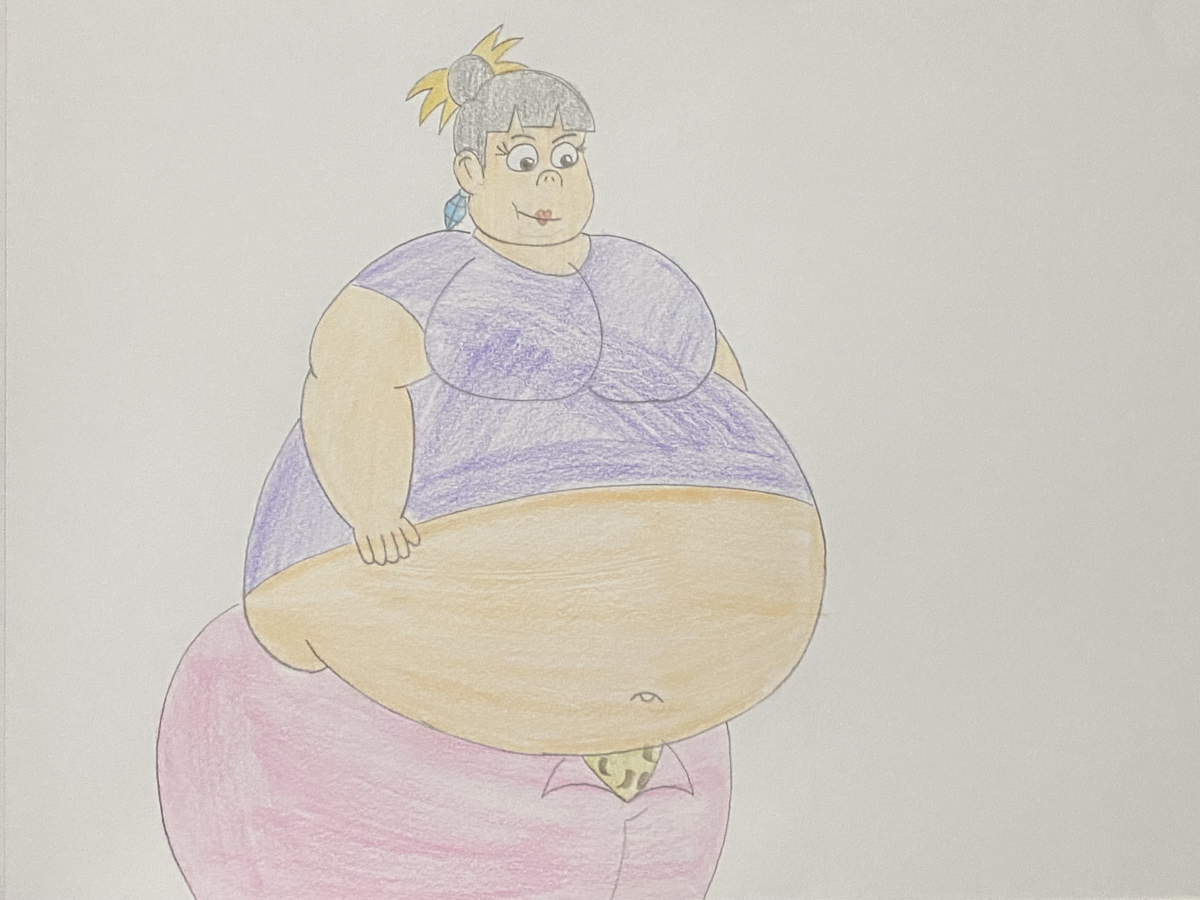Obese Lady Deviantart Ssbbw morbidly obese Adult Abby by protoman17 on DeviantArt