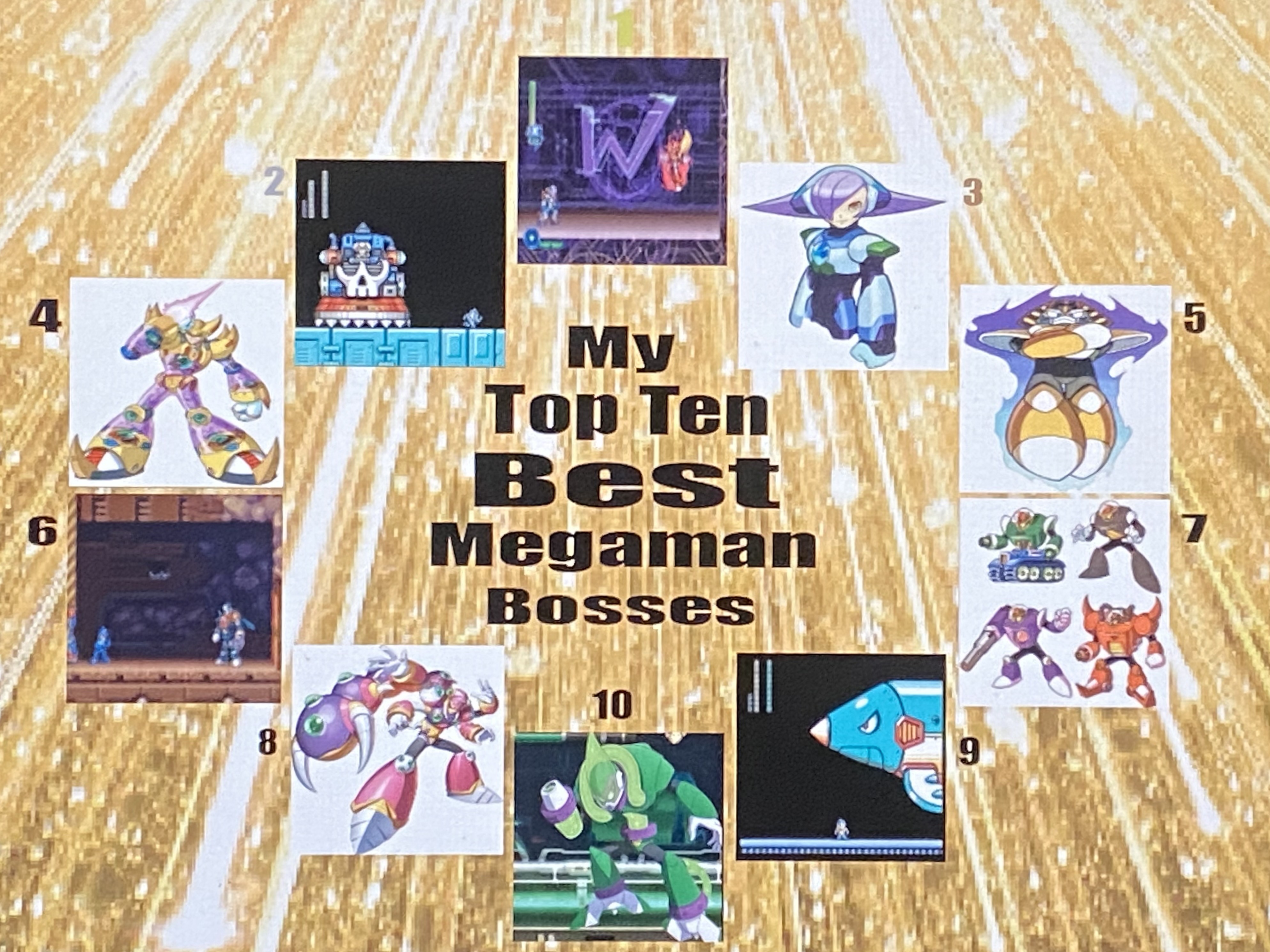 My top ten best Megaman bosses by protoman17 on DeviantArt