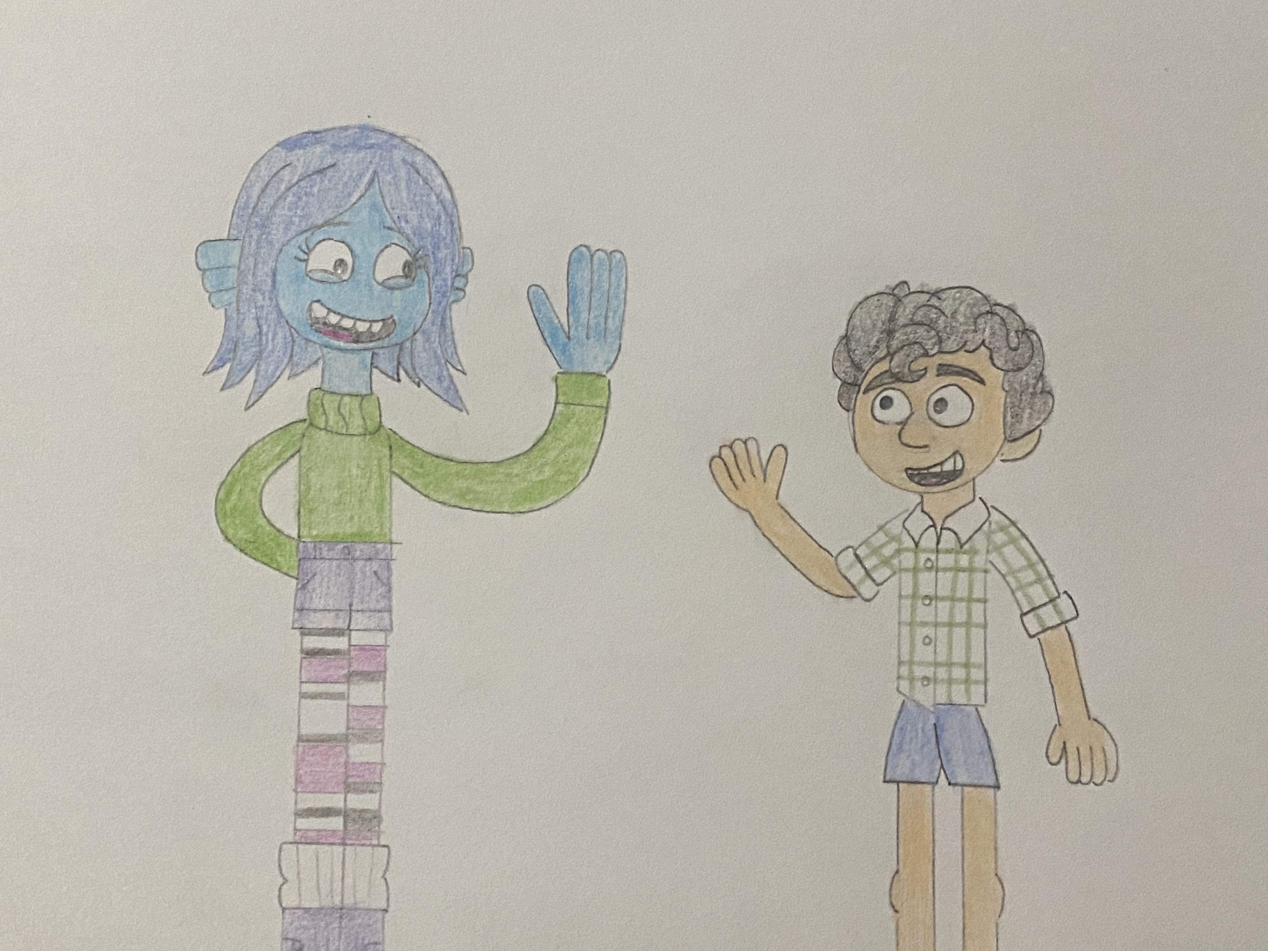 Ruby Gillman meets Luca by protoman17 on DeviantArt