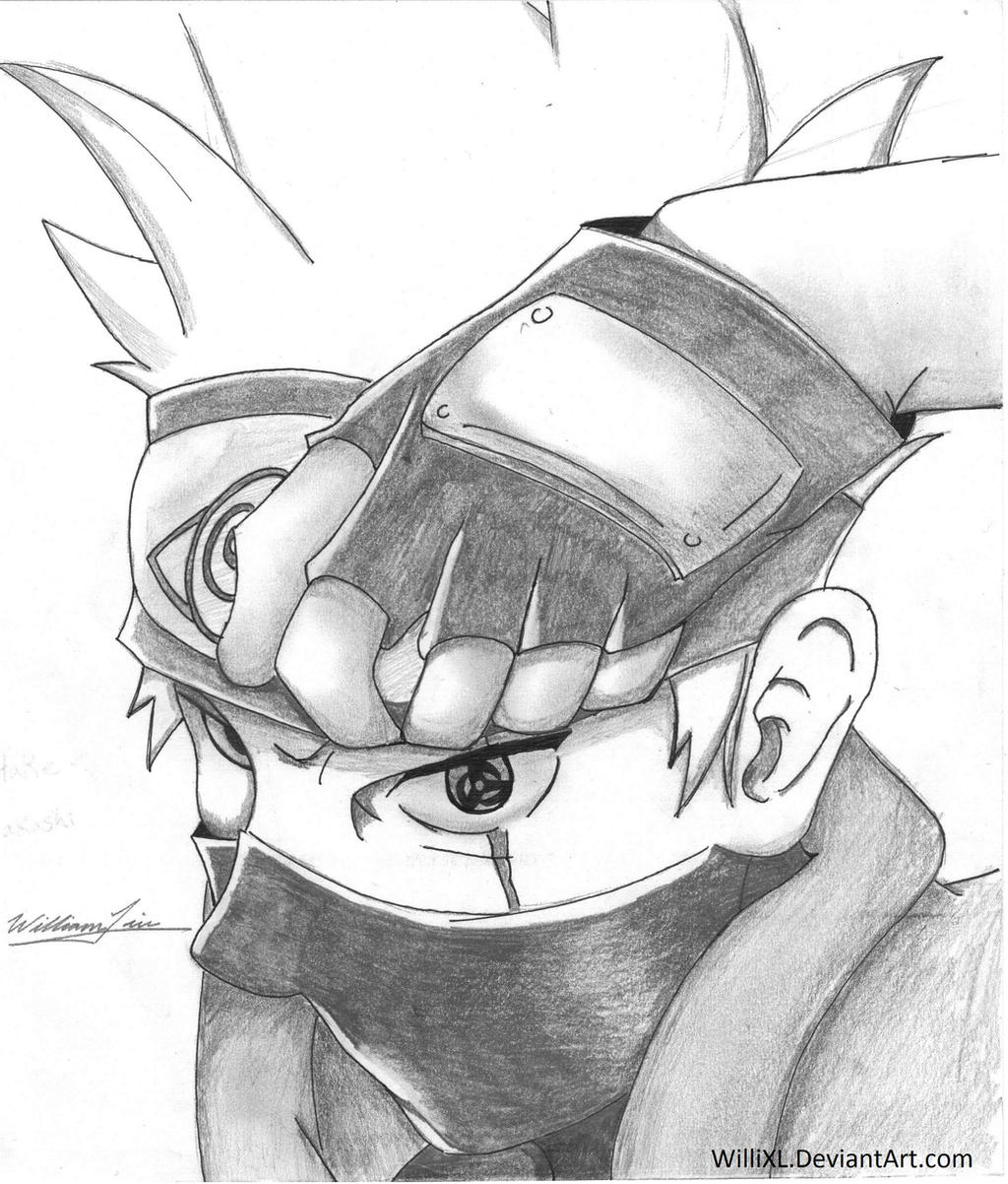 Kakashi With Mangekyou Sharingan By Willixl On Deviantart