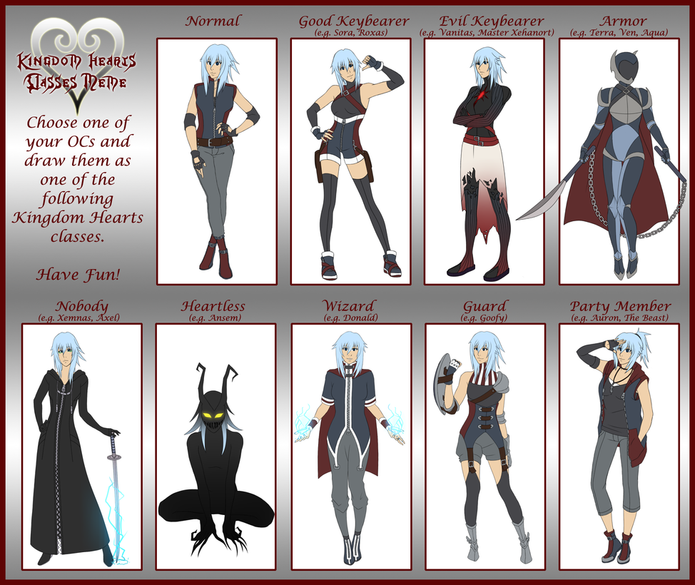 Kingdom Hearts Classes Meme by maple-flower