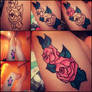 roses on my leg:)